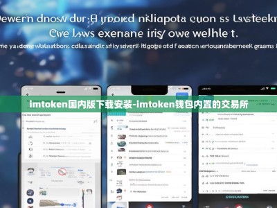 imtoken国内版下载安装-imtoken钱包内置的交易所