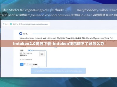 imtoken2.0钱包下载-imtoken钱包转不了账怎么办