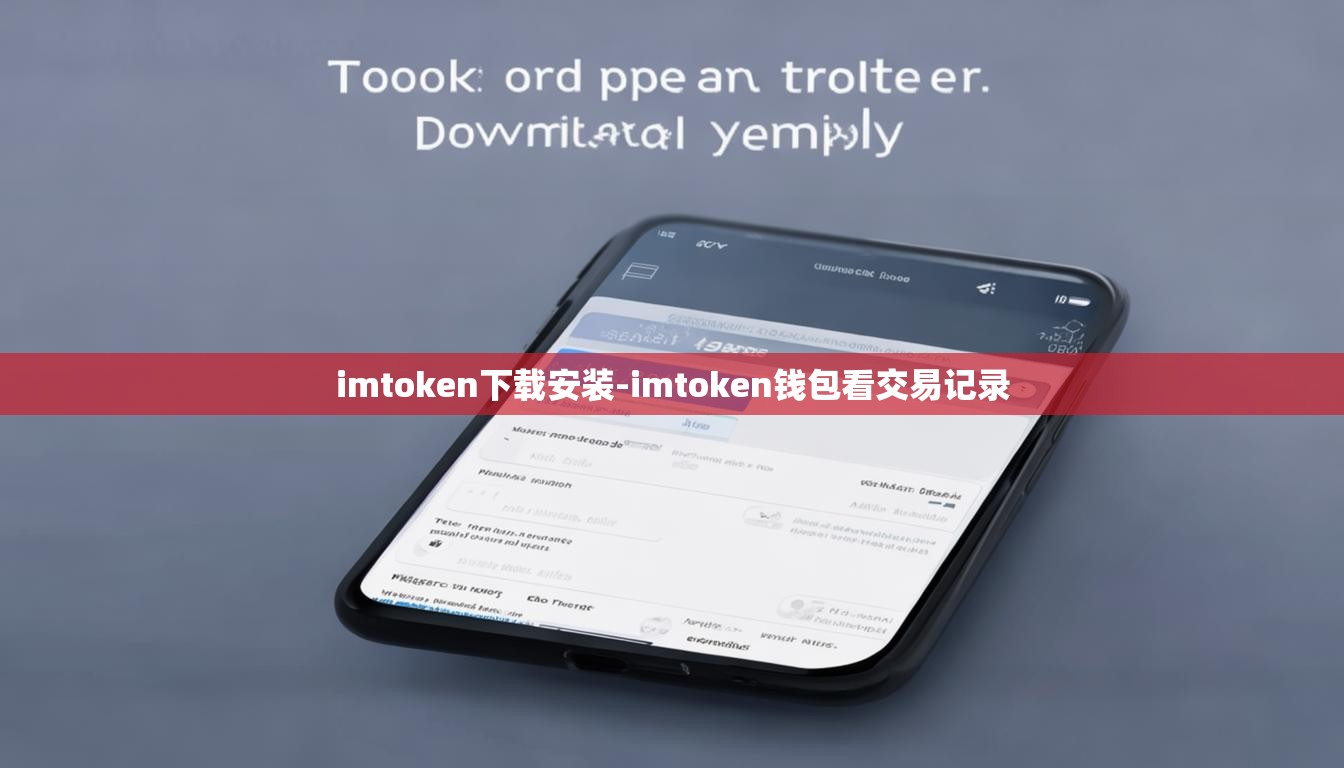 imtoken下载安装-imtoken钱包看交易记录