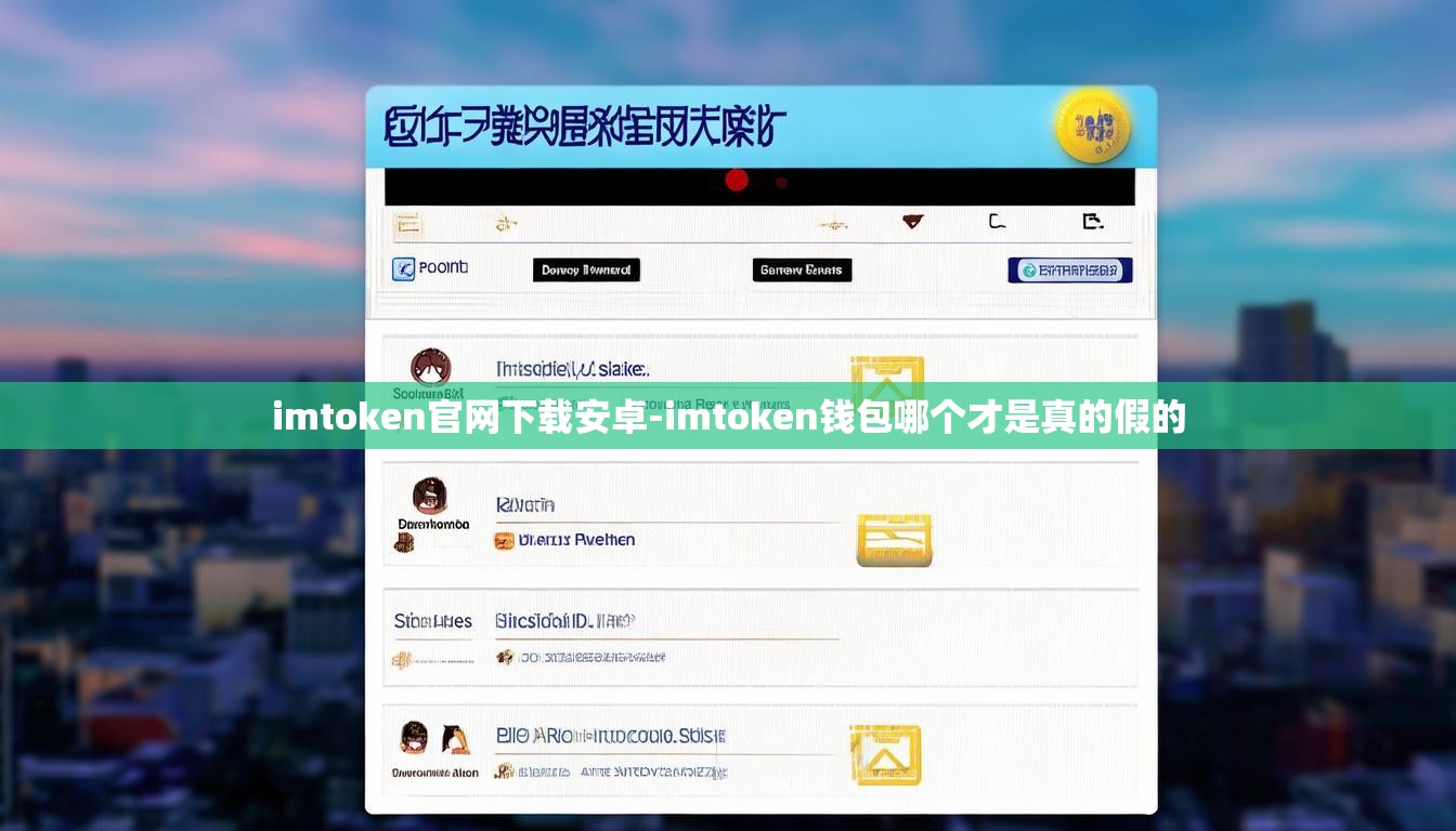 imtoken官网下载安卓-imtoken钱包哪个才是真的假的