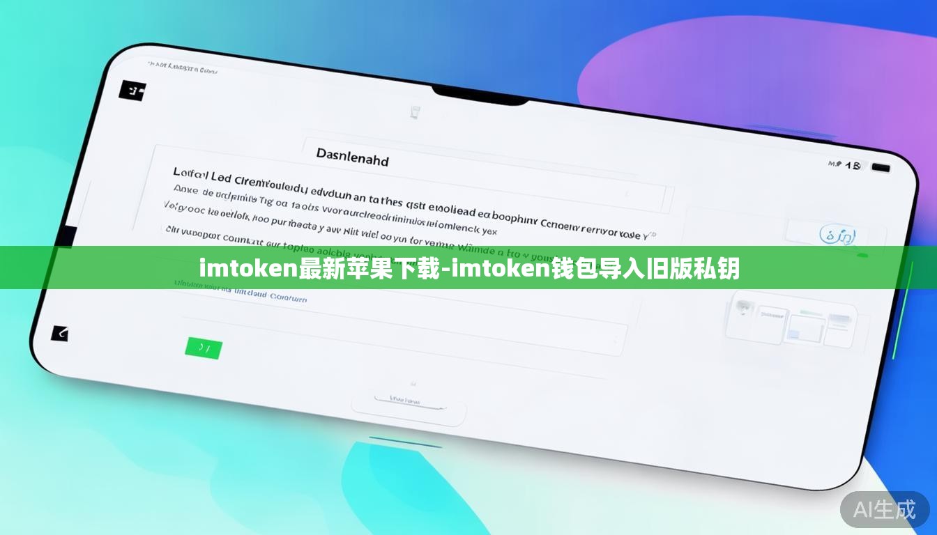 imtoken最新苹果下载-imtoken钱包导入旧版私钥