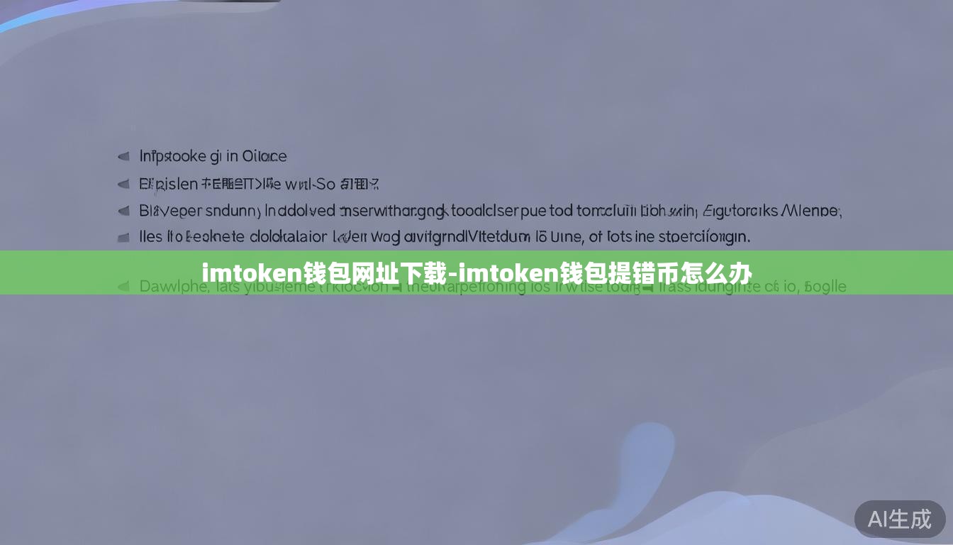 imtoken钱包网址下载-imtoken钱包提错币怎么办 imtoken钱包网址下载-imtoken钱包提错币怎么办