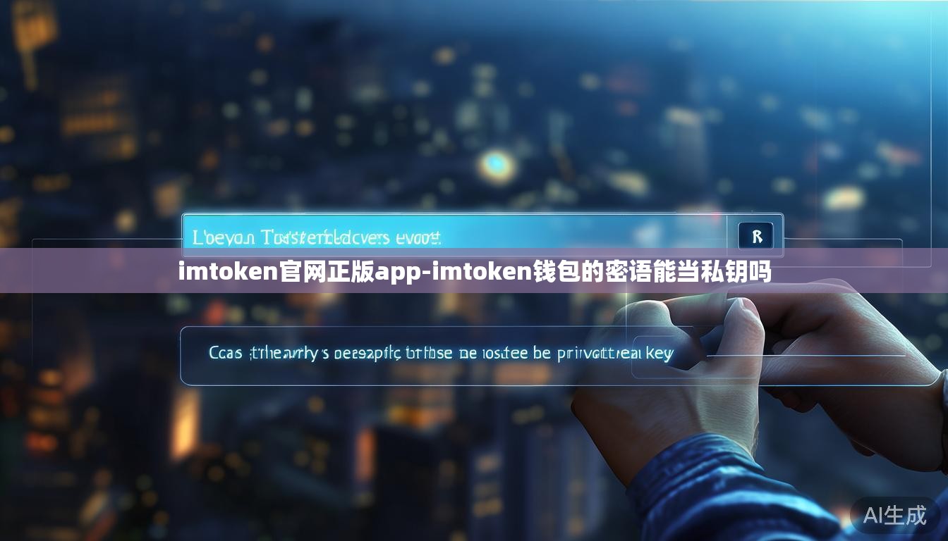 imtoken官网正版app-imtoken钱包的密语能当私钥吗