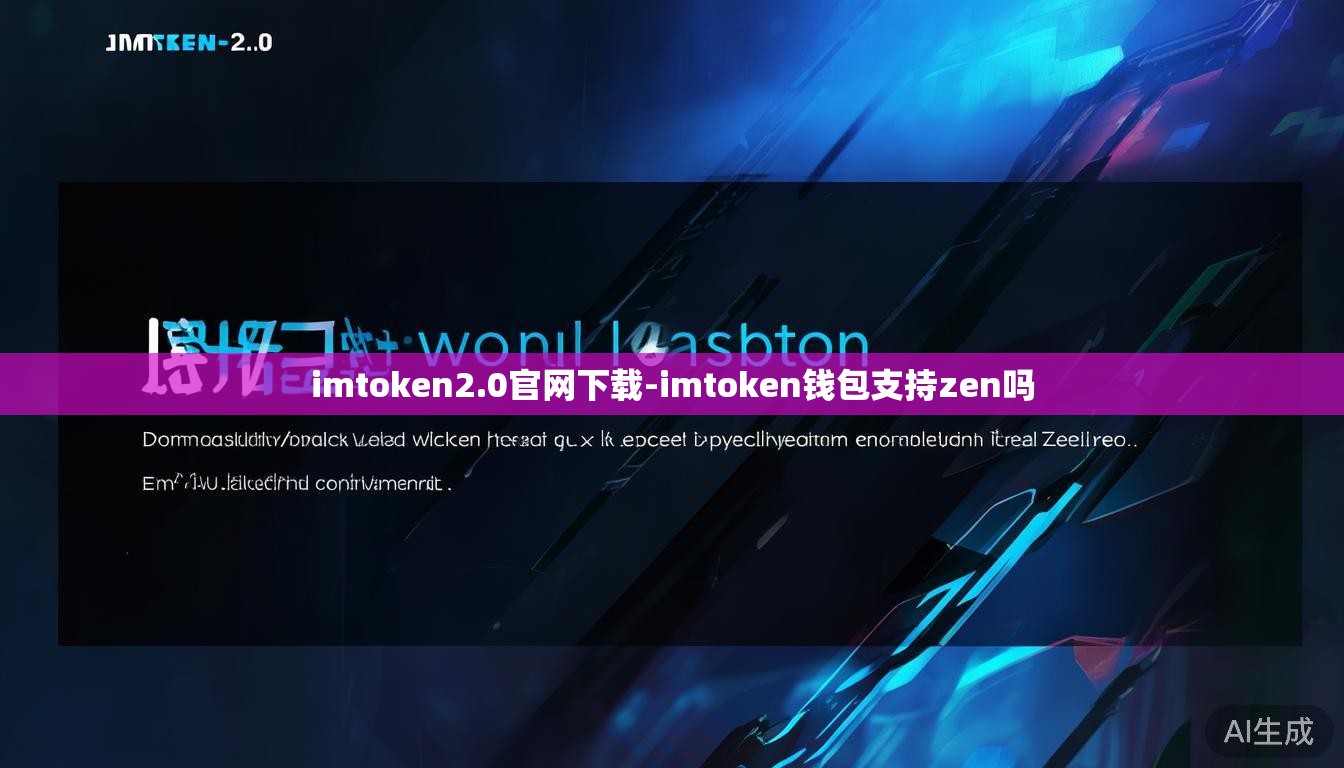 imtoken2.0官网下载-imtoken钱包支持zen吗