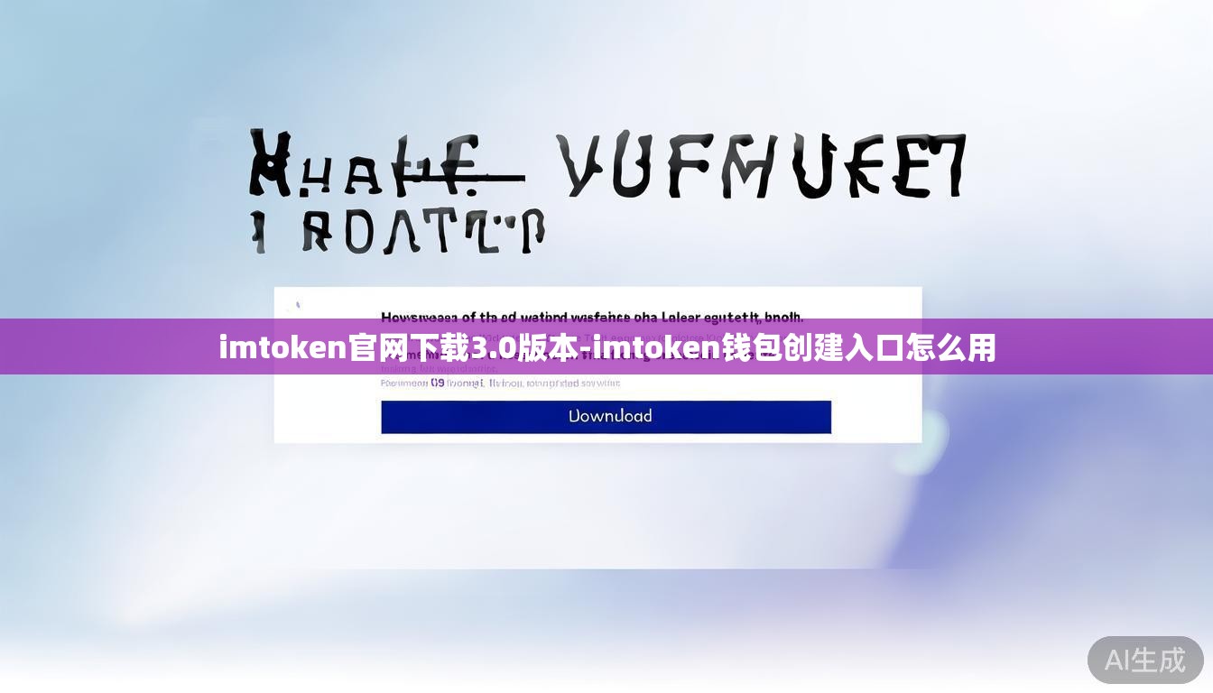 imtoken官网下载3.0版本-imtoken钱包创建入口怎么用