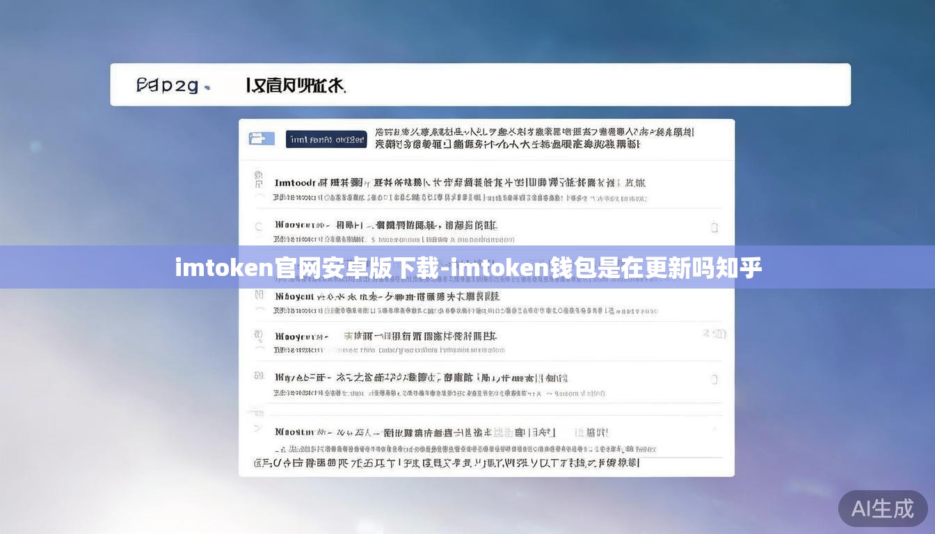 imtoken官网安卓版下载-imtoken钱包是在更新吗知乎