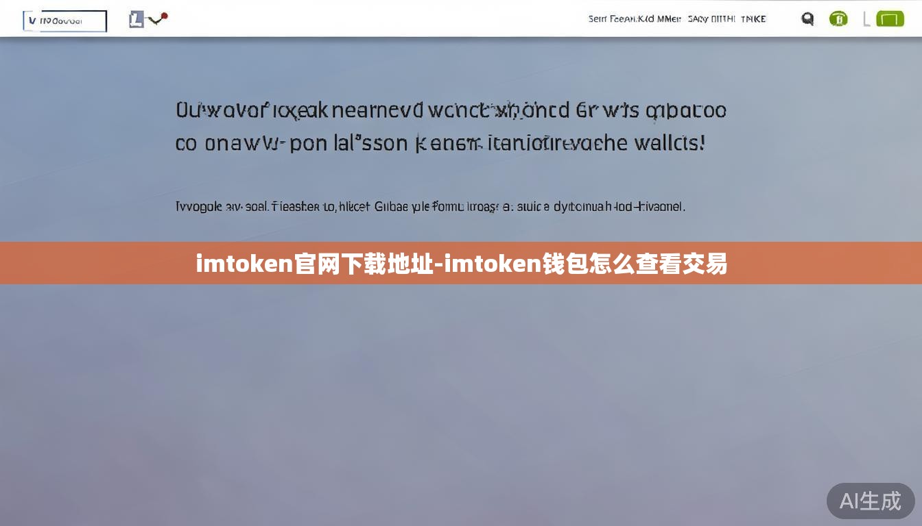 imtoken官网下载地址-imtoken钱包怎么查看交易