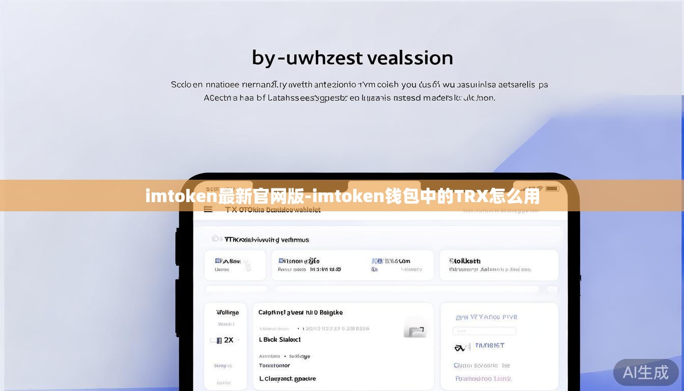 imtoken最新官网版-imtoken钱包中的TRX怎么用