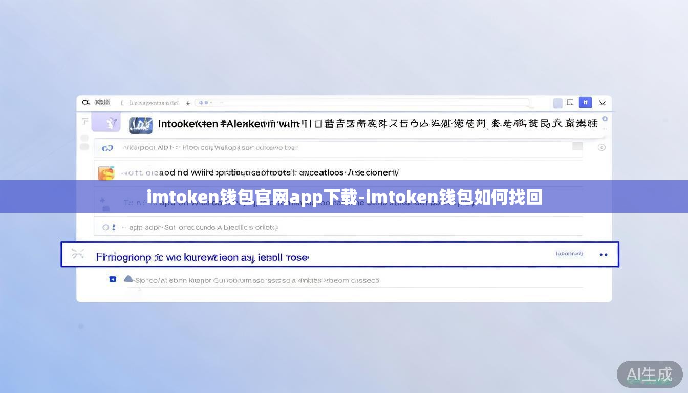 imtoken钱包官网app下载-imtoken钱包如何找回