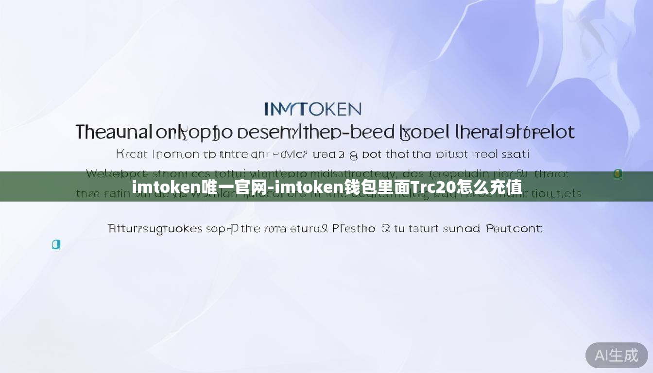 imtoken唯一官网-imtoken钱包里面Trc20怎么充值