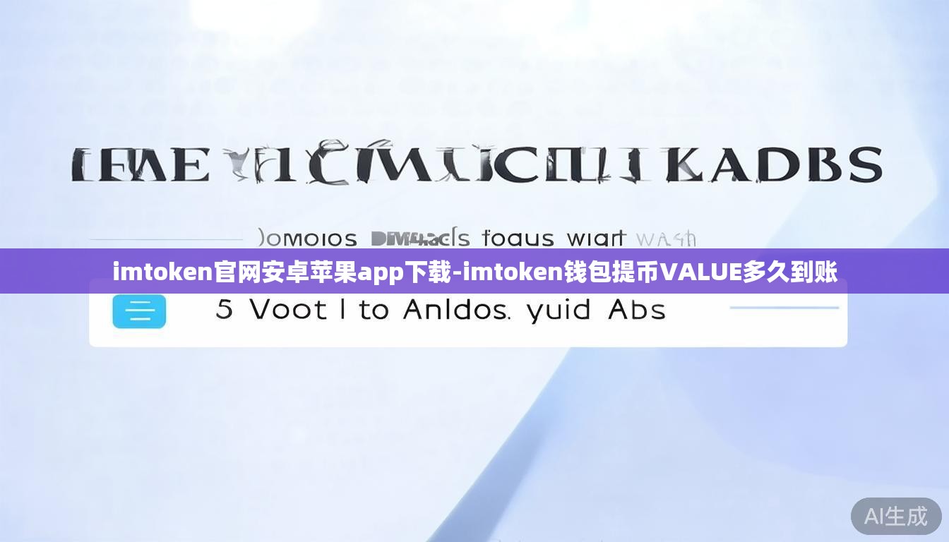 imtoken官网安卓苹果app下载-imtoken钱包提币VALUE多久到账