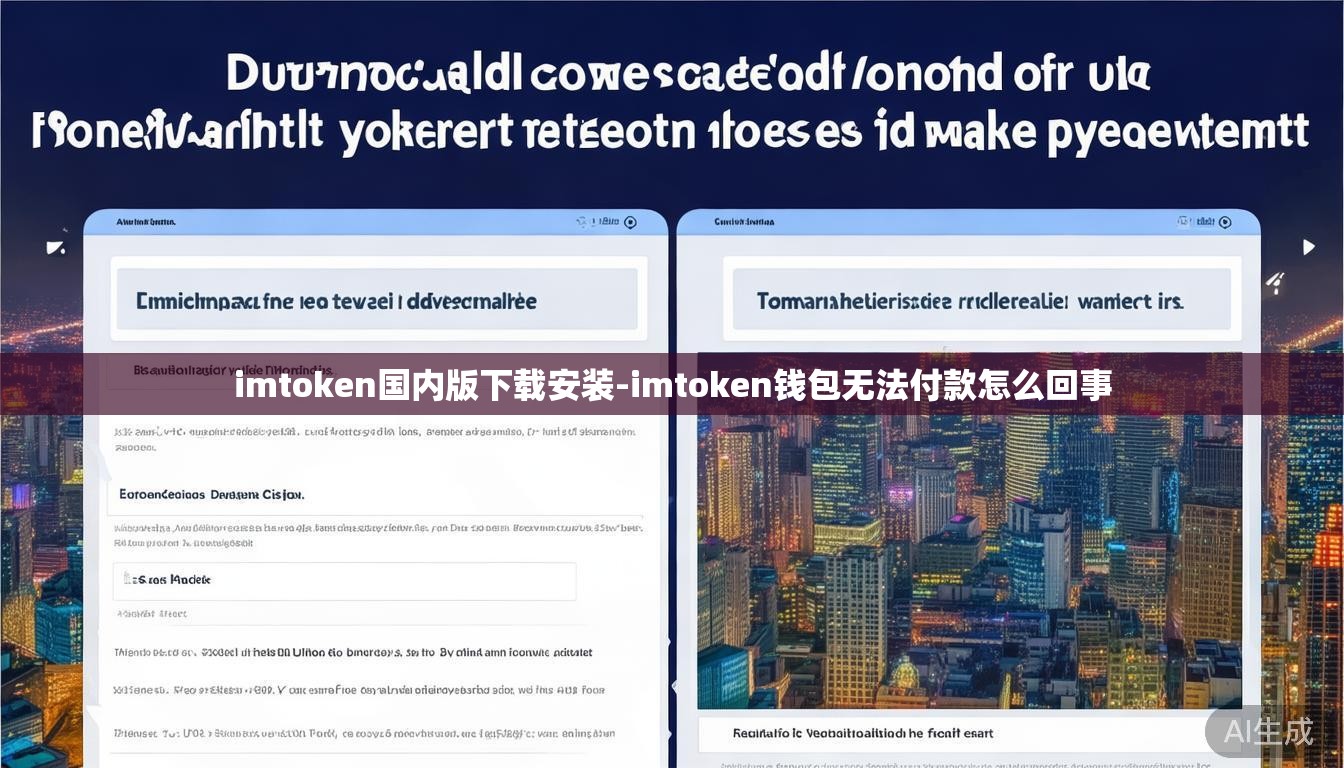 imtoken国内版下载安装-imtoken钱包无法付款怎么回事