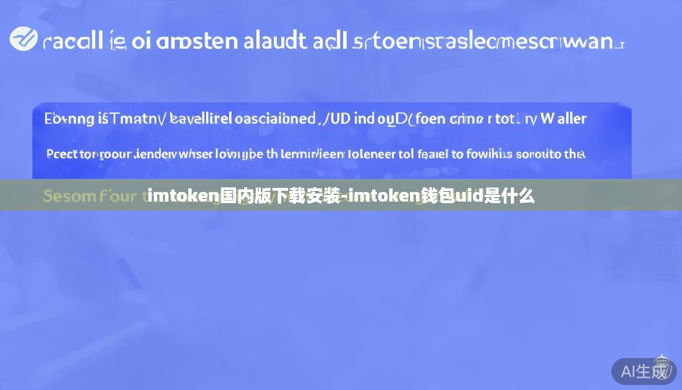 imtoken国内版下载安装-imtoken钱包uid是什么 imtoken国内版下载安装-imtoken钱包uid是什么
