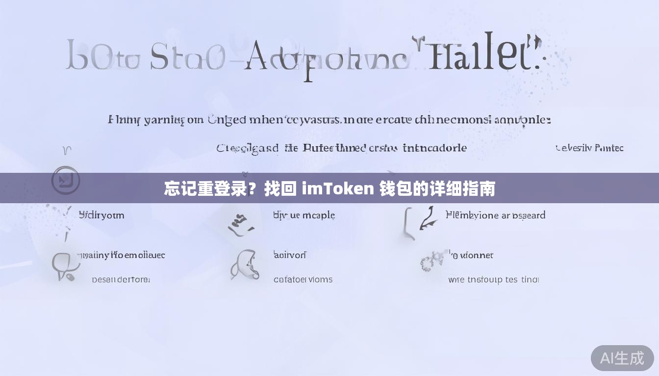 忘记重登录？找回 imToken 钱包的详细指南