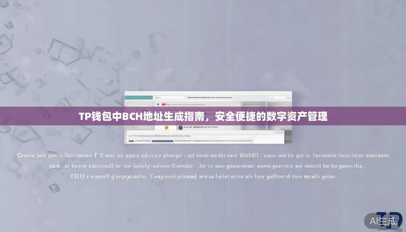 TP钱包中BCH地址生成指南，安全便捷的数字资产管理
