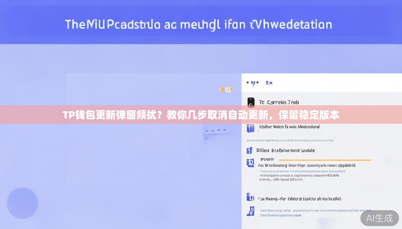 TP钱包更新弹窗频扰？教你几步取消自动更新，保留稳定版本