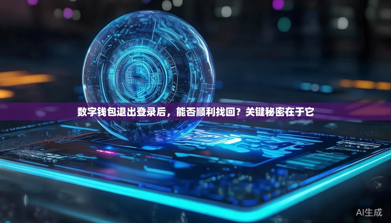 数字钱包退出登录后，能否顺利找回？关键秘密在于它