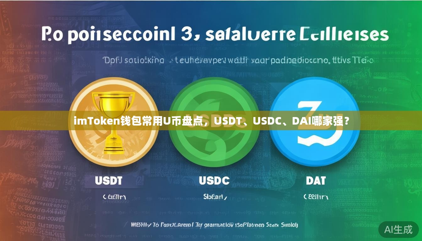 imToken钱包常用U币盘点，USDT、USDC、DAI哪家强？