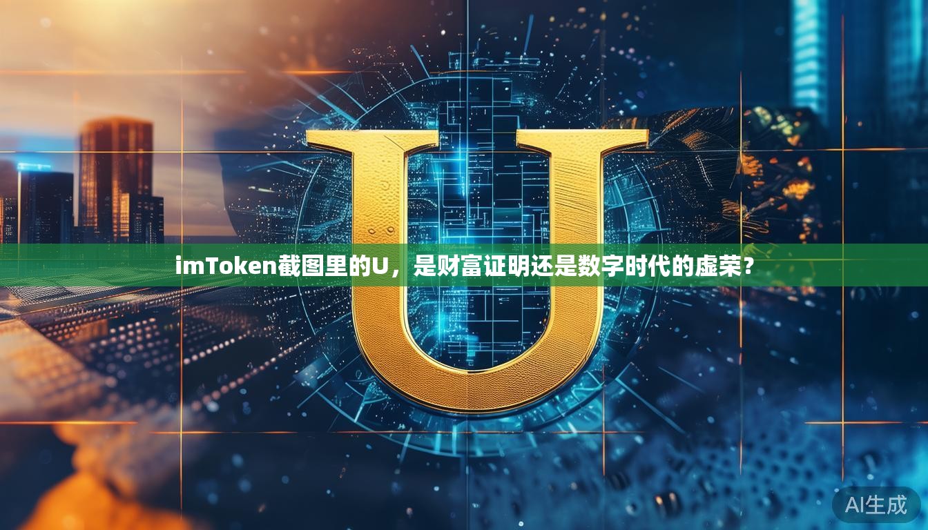 imToken截图里的U,是财富证明还是数字时代的虚荣? imToken截图里的U,是财富证明还是数字时代的虚荣?