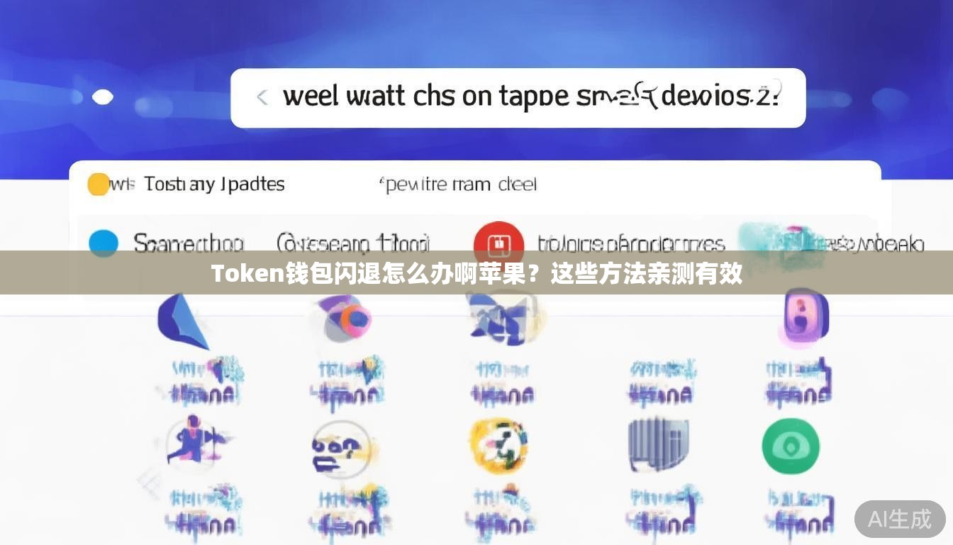 Token钱包闪退怎么办啊苹果？这些方法亲测有效