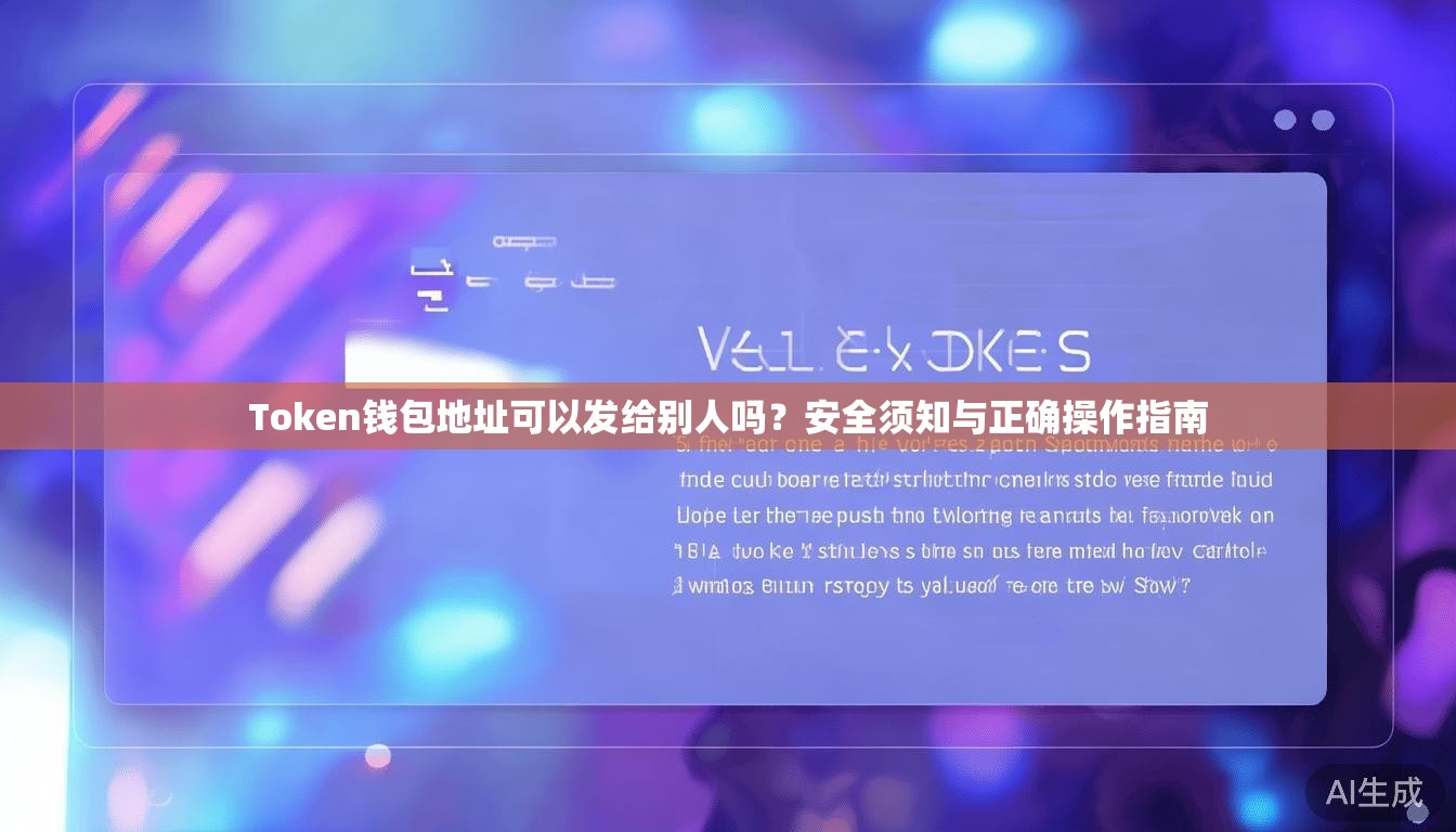 Token钱包地址可以发给别人吗？安全须知与正确操作指南