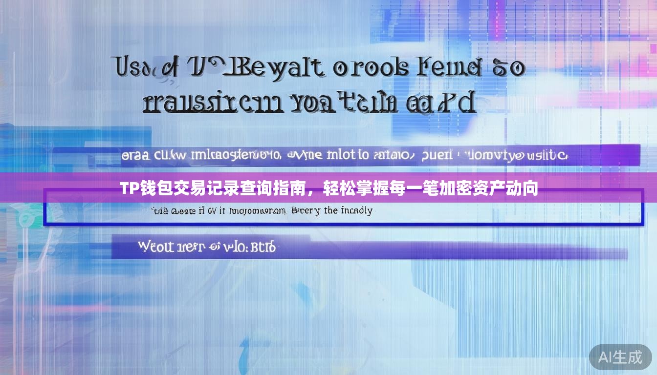 TP钱包交易记录查询指南,轻松掌握每一笔加密资产动向 TP钱包交易记录查询指南,轻松掌握每一笔加密资产动向