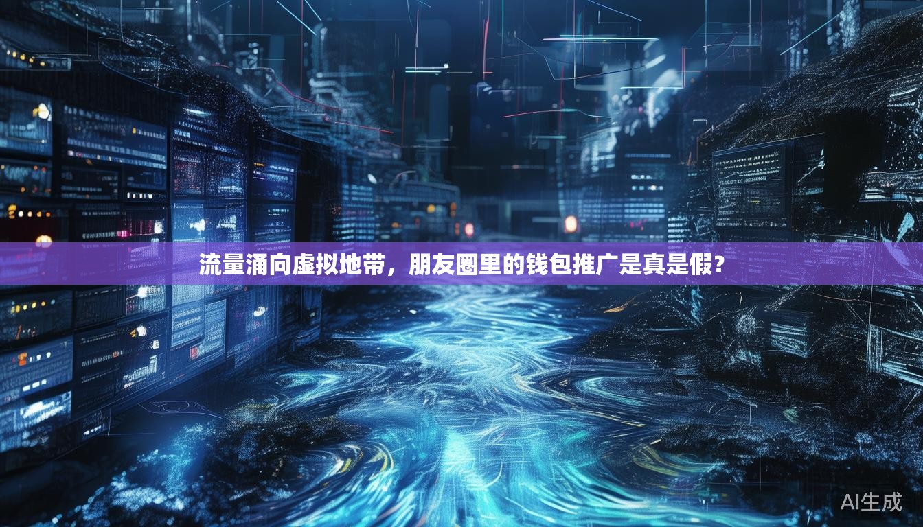 流量涌向虚拟地带，朋友圈里的钱包推广是真是假？