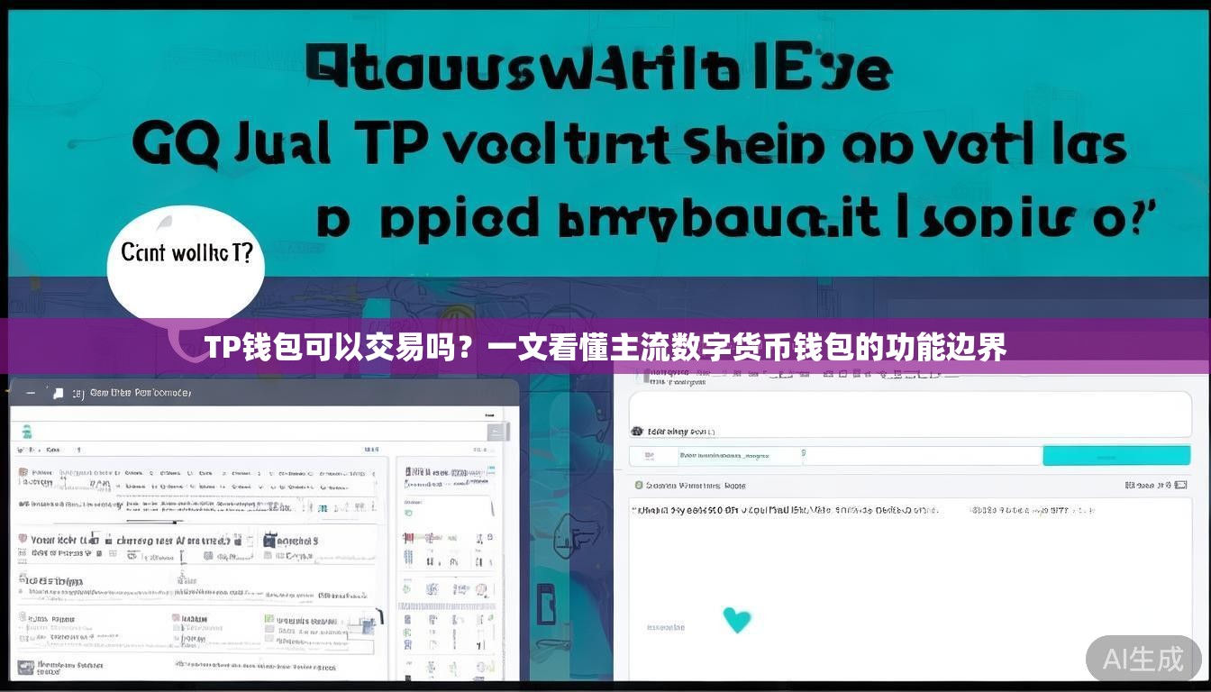 TP钱包可以交易吗？一文看懂主流数字货币钱包的功能边界