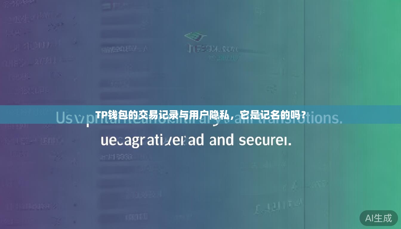 TP钱包的交易记录与用户隐私，它是记名的吗？