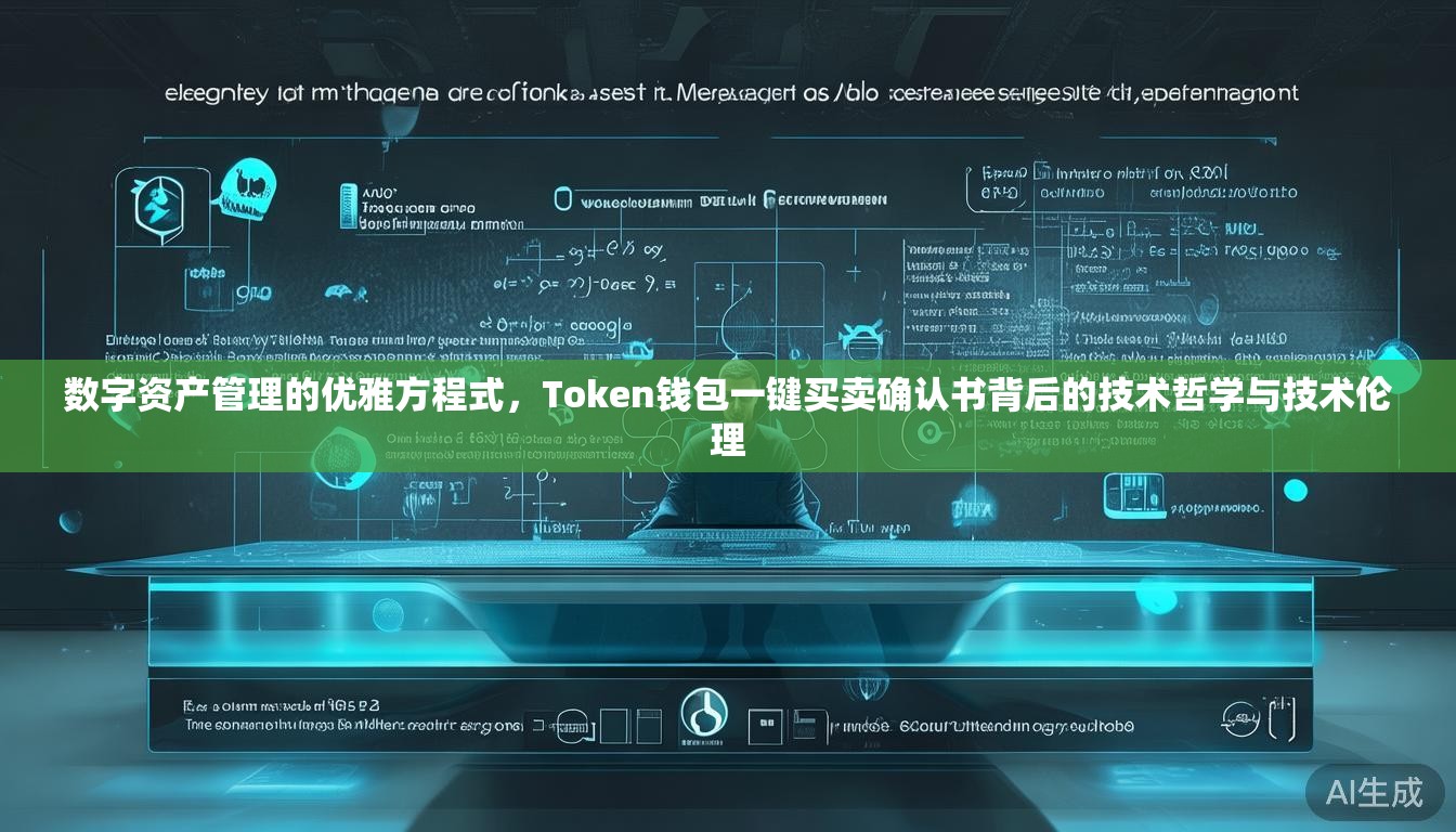 数字资产管理的优雅方程式，Token钱包一键买卖确认书背后的技术哲学与技术伦理