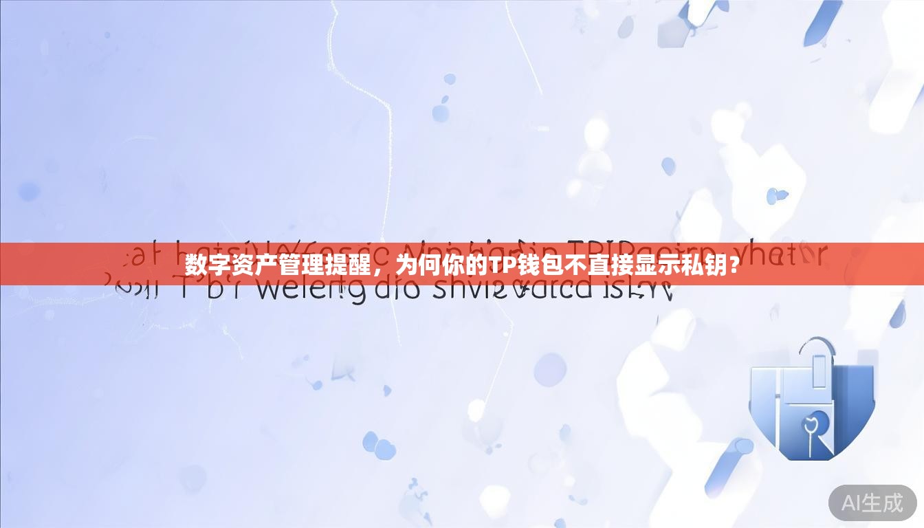 数字资产管理提醒，为何你的TP钱包不直接显示私钥？