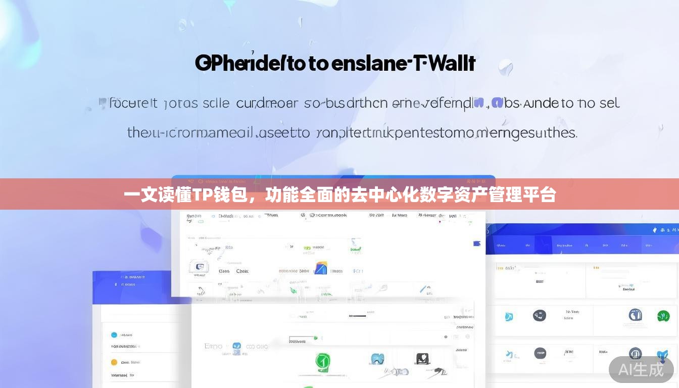 一文读懂TP钱包，功能全面的去中心化数字资产管理平台