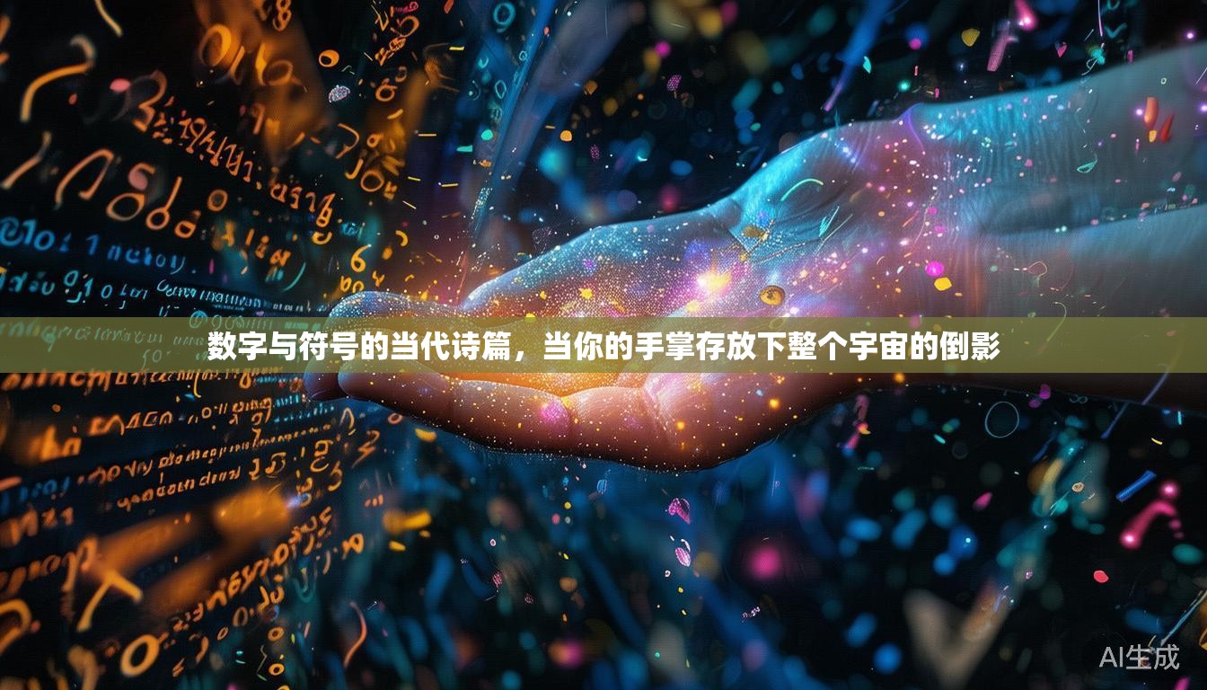 数字与符号的当代诗篇，当你的手掌存放下整个宇宙的倒影
