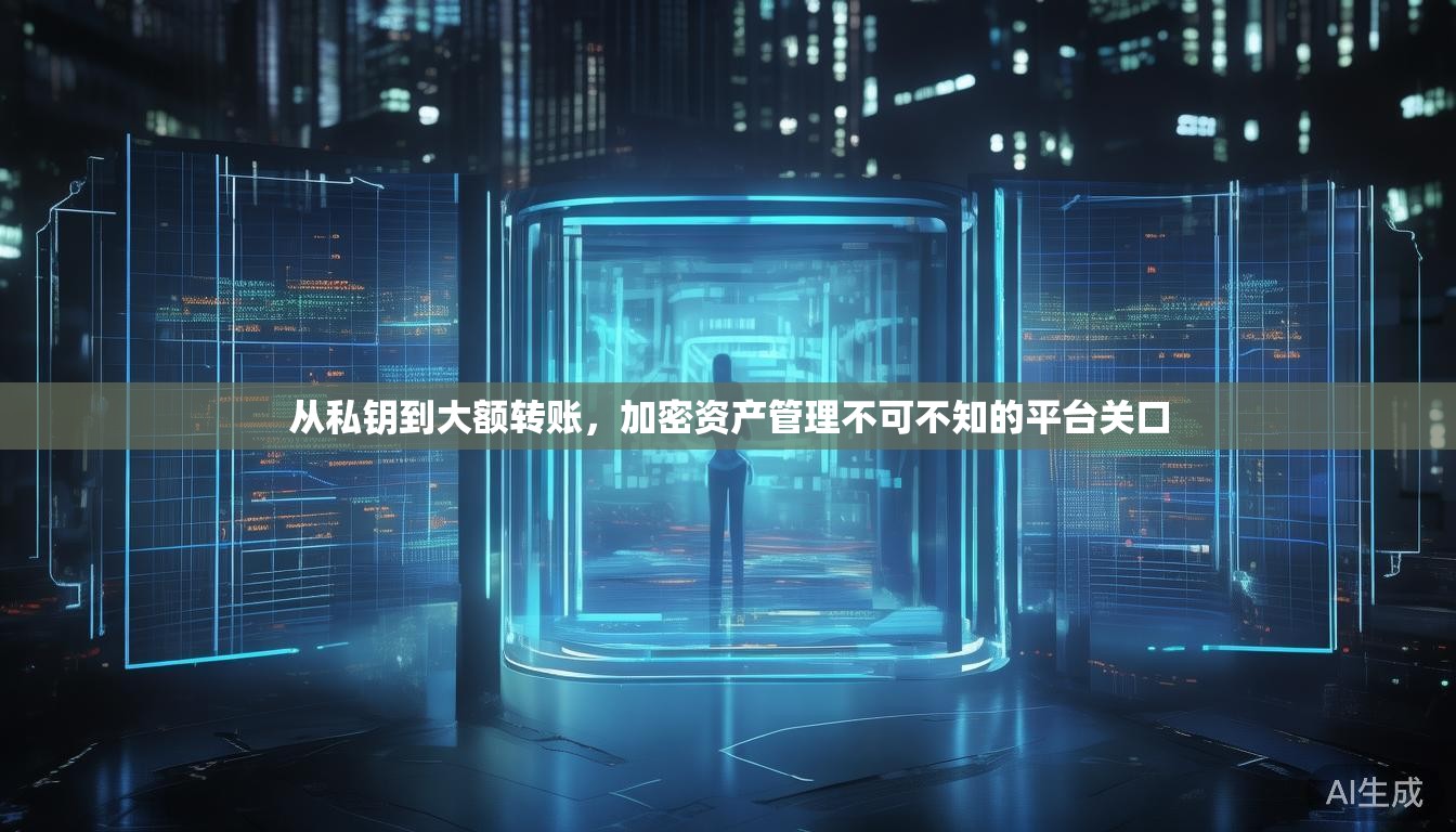 从私钥到大额转账，加密资产管理不可不知的平台关口