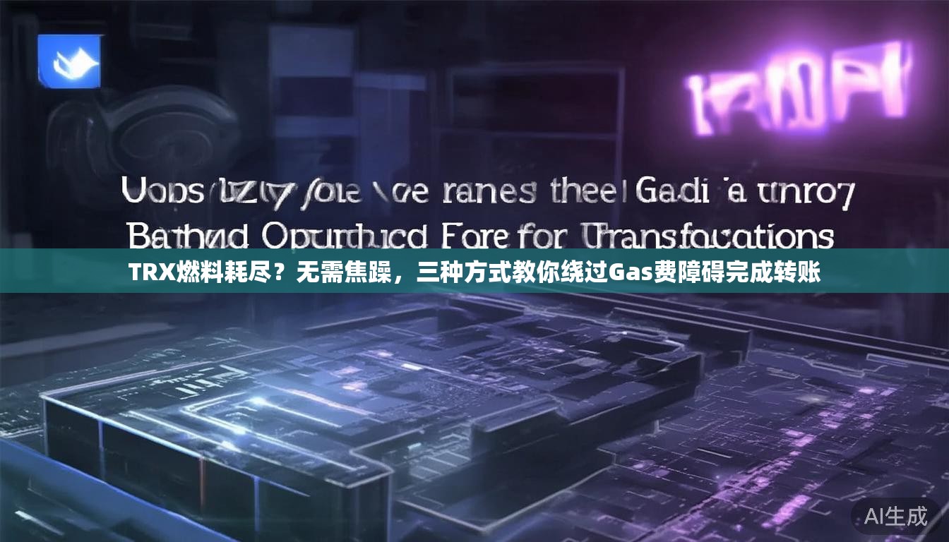 TRX燃料耗尽？无需焦躁，三种方式教你绕过Gas费障碍完成转账