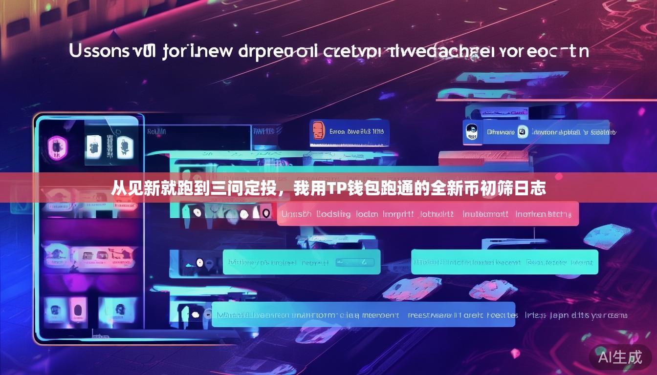 从见新就跑到三问定投，我用TP钱包跑通的全新币初筛日志