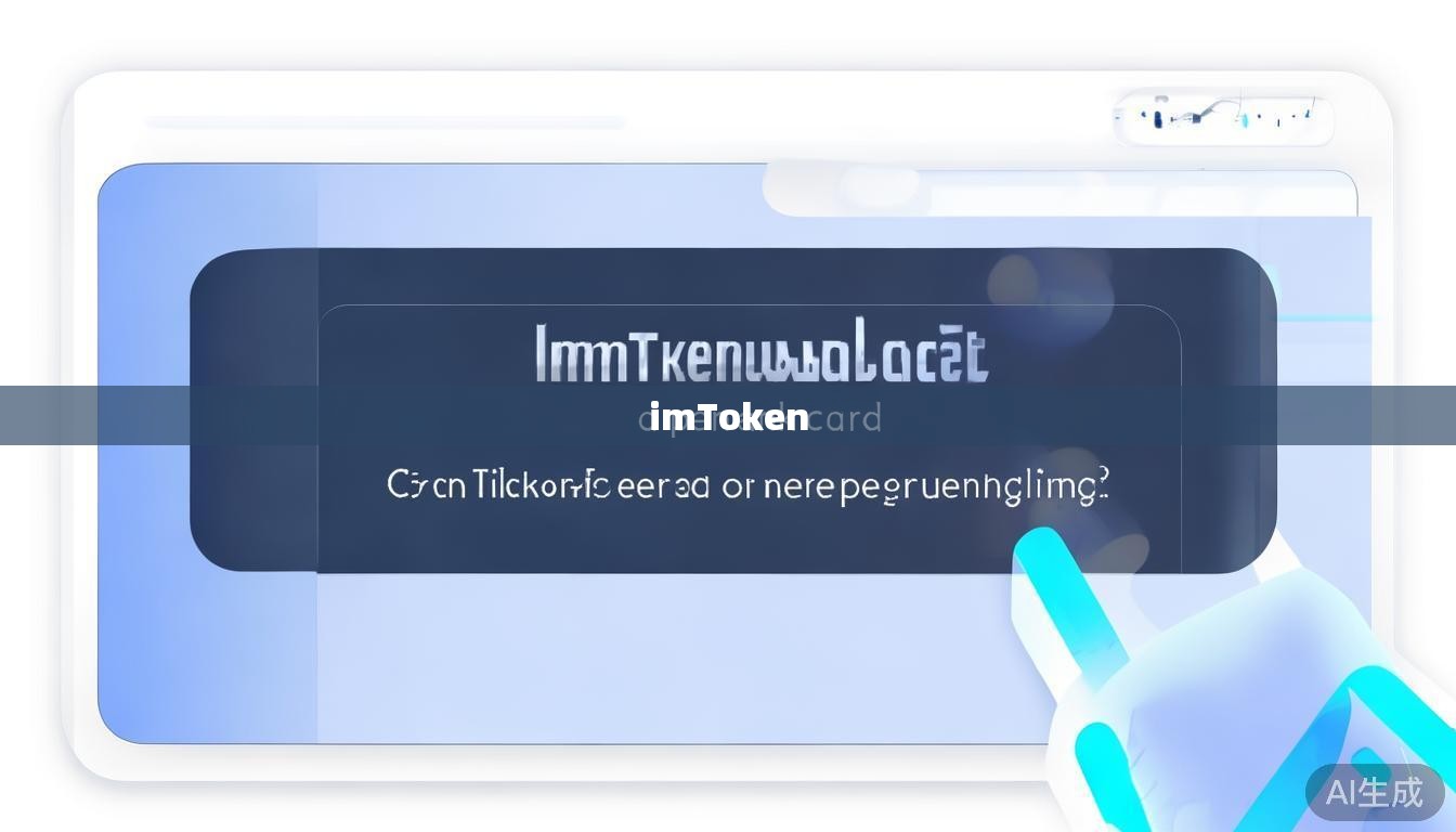 imToken钱包能开通银行卡吗 搞清再操作